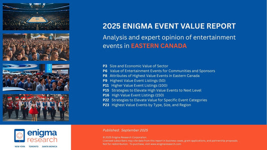 2025 Enigma Event Value Report (Eastern Canada) ASSOCIATION and AGENCY License