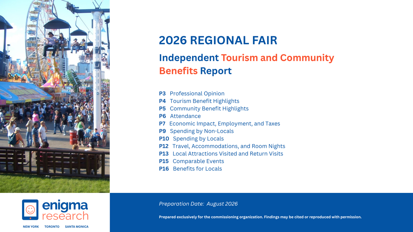 Tourism and Community Benefits Report